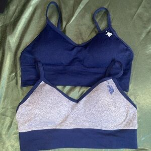❤️ 3/25$ 2 US Polo ASSN. brand new sports bra size medium, navy blue, gray NWOT
